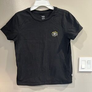 Vans Black Short Sleeve Tee Classic Crew Neck